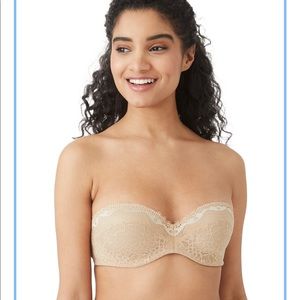 B’tempt’d strapless bra with side clasps - 34-DDD NWT